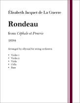 Rondeau from Cephale et Procris Orchestra sheet music cover